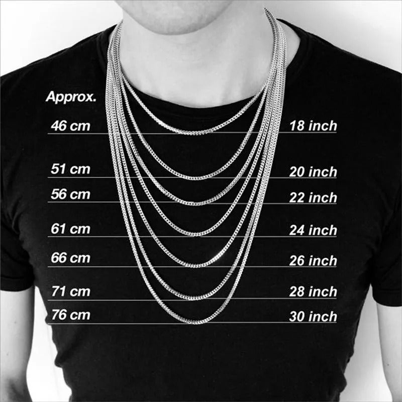 Gold Silver Color Twisted Rope Chain Necklace For Men and Women