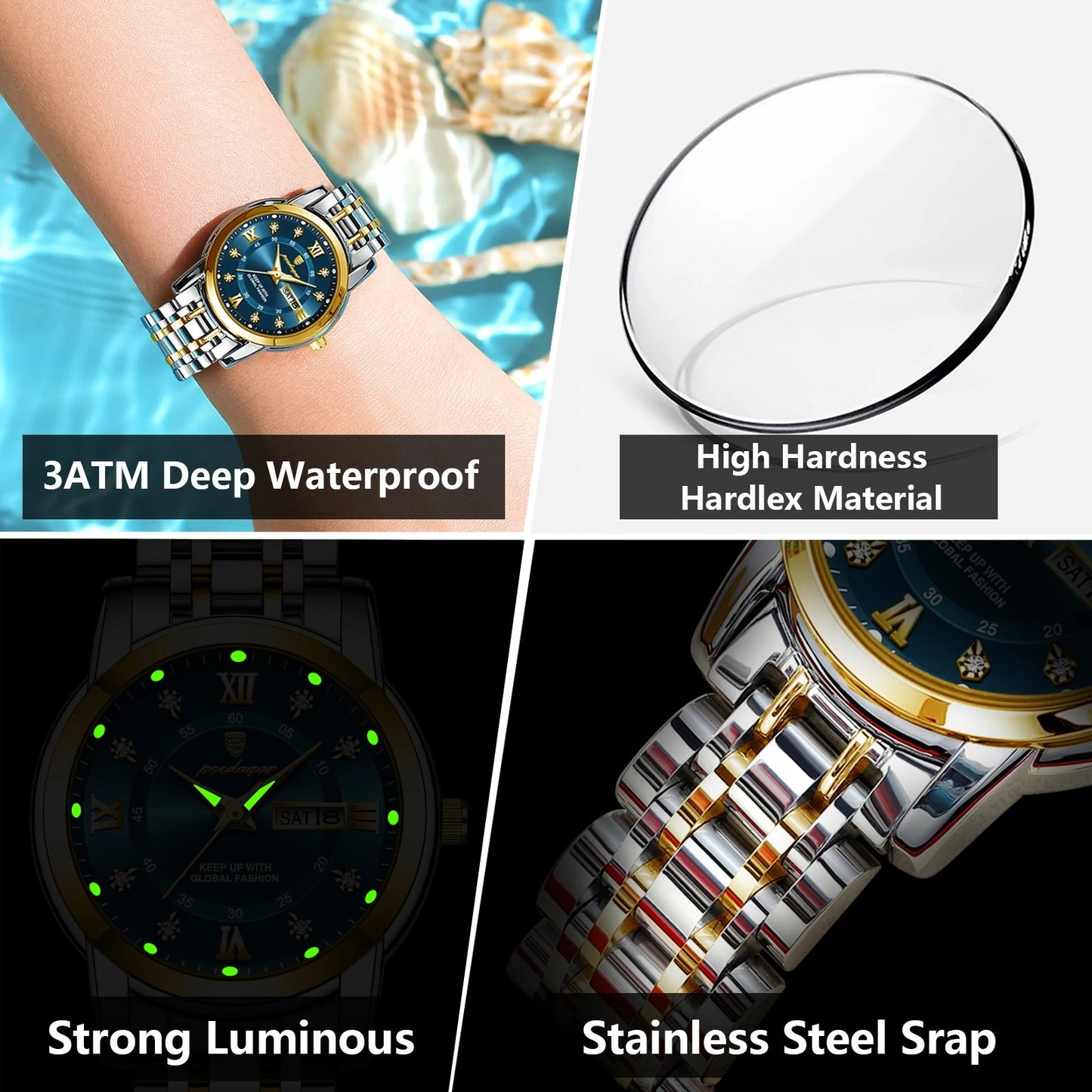 Women's luxury Wristwatch