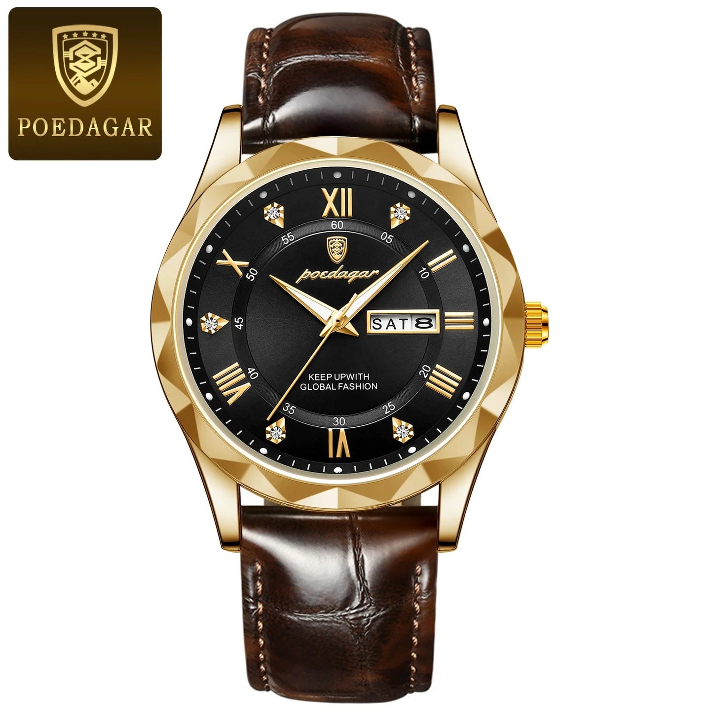 Men's Luxury Wristwatch (Leather)