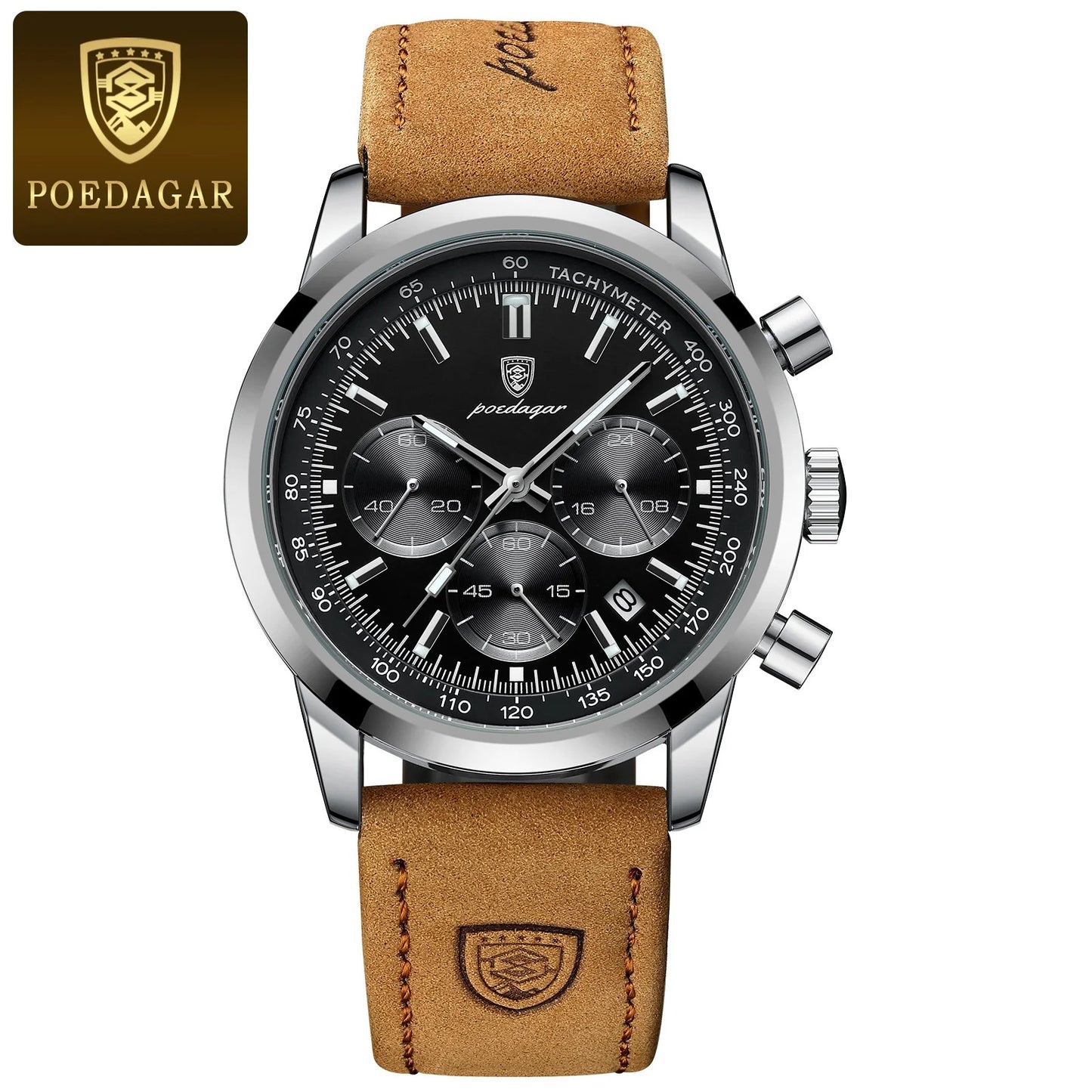 Men's Luxury Wristwatch Genuine Leather